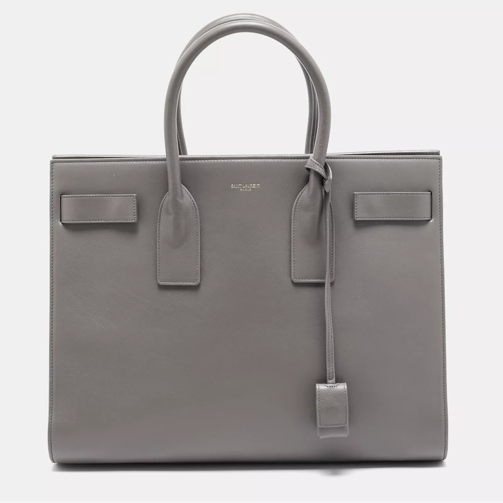 Saint Laurent Sac de Jour Bag Large Baby Grey
